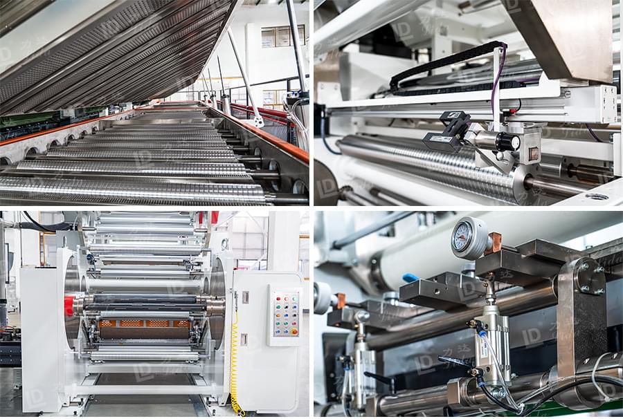 立式網帶水膠干式復合機 立式網帶水膠干式復合機